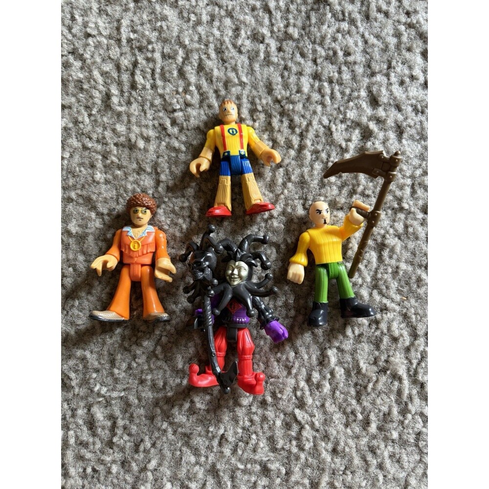 Imaginext Blind Bag Figure Lot Of 4 Disco/ Court Jester / Gnomeman / Puppet Boy